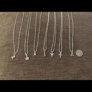 Sterling Silver Zodiac Necklace Astrology Horoscope-Star Sign Necklace